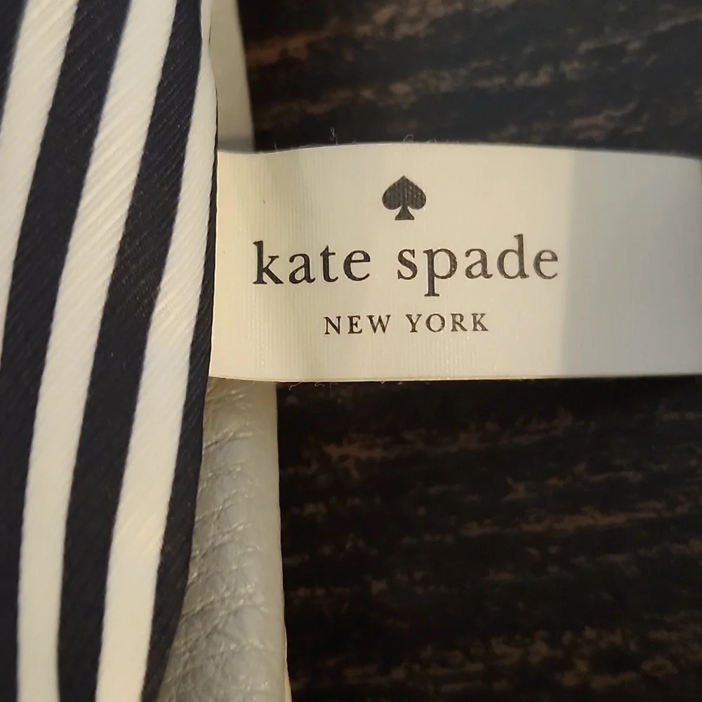 KATE SPADE NEW YORK Color Block Block Gray Tan Classic Crossbody - Picture 7 of 14